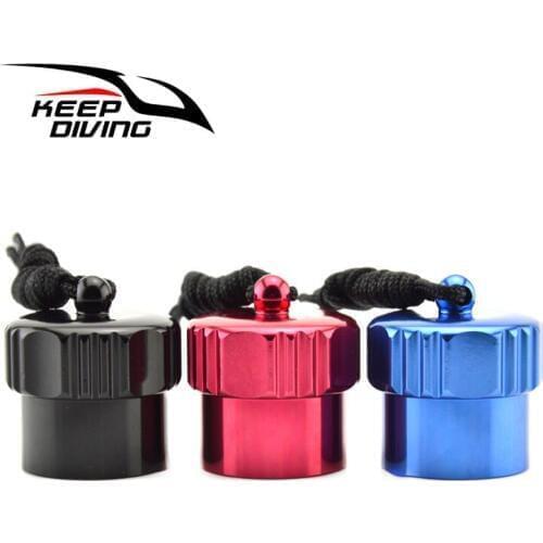 Aluminum alloy diving breathing regulator level head Din mouth dust cover