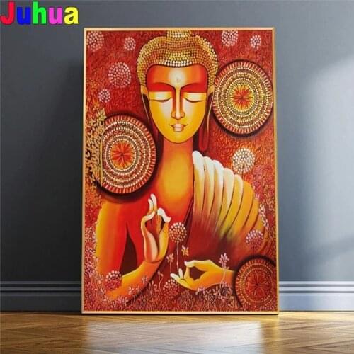 Religion Decor Buddhism Art 5D DIY Diamond Painting Full drill buddha religious Diamond Embroidery Mosaic art home decor