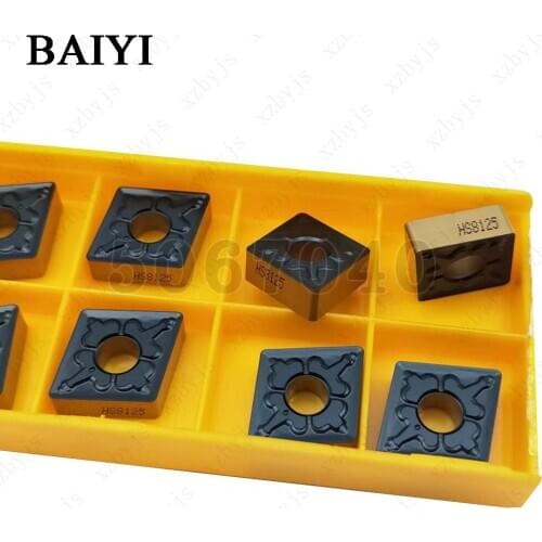 10pcs CNMG120412 TM WS8125 CNMG120408 MT WS8125 External turning tool Tungsten Carbide Insert Lathe Cutter Tool for Steel