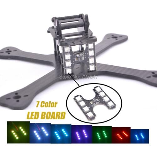 Chimp LED Board Light Lamp Spare Part for Mini 210mm 210 TX5 Cross Racing Quadcopter 3K pure carbon