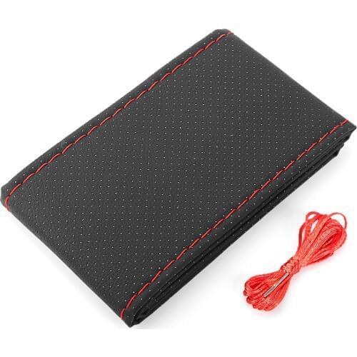 Ultrafine Fiber Leather Hand Sewing DIY Car Steering Wheel Cover Steering-wheel Covers For Ford Focus 2 3 for Kia RIO for Nissan