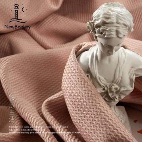 Nordic Simple Luxury Texture High Precision Shading Curtains For Living Room Luxury Blackout Curtains For The Bedroom