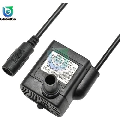 10pcs 3W 200L/H USB Low Noise Brushless Motor Pump Micro Submersible Water Pump For Diy Kit DC 5V 12V