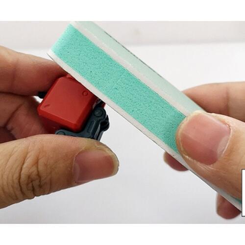 4pcs/lot Military Building Model ToolsWater Nozzle Polishing/mirror/brightening Double-sided Sponge Grinding Block