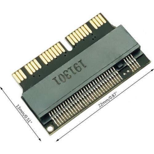 NVMe PCI Express PCIE 2013 2014 2015 to M.2 SSD Adapter Card for Macbook Air Pro A1398 A1502 A1465 A1466
