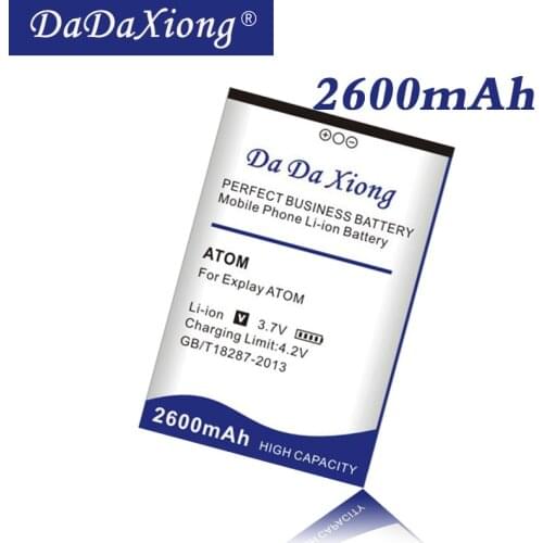 Da Da Xiong 2600mAh Explay ATOM Battery for Explay ATOM Cell Phone Battery