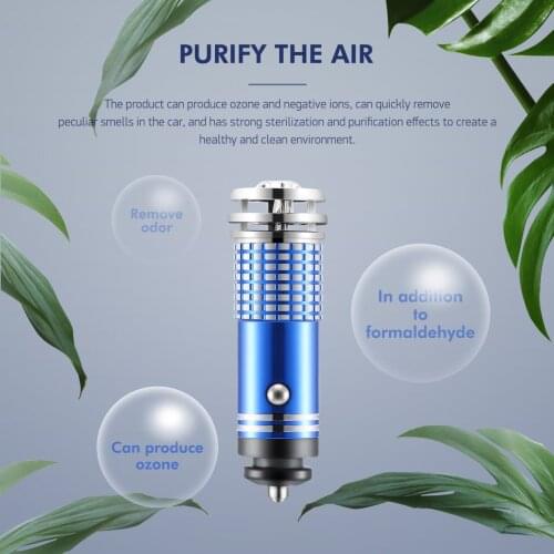 Car Automobile Air Purifier Ionizer Ozone Generator And Odor Eliminator Practical Car Air Purifier Device Remove Formaldehyde