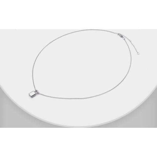 Amorita boutique Super simple small lock pendant necklace