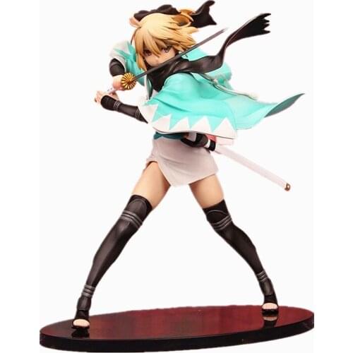 27cm Anime Fate Stay Night Grand Order KOHA-ACE Kendo Sakura Saber Okita Souji PVC Action Figure Model Doll Toys