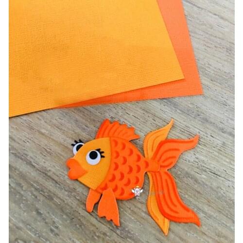 Mmao Crafts Metal Steel Cutting Dies Goldfish decoration Stencil For DIY Scrapbooking Paper/photo Cards Embossing Dies