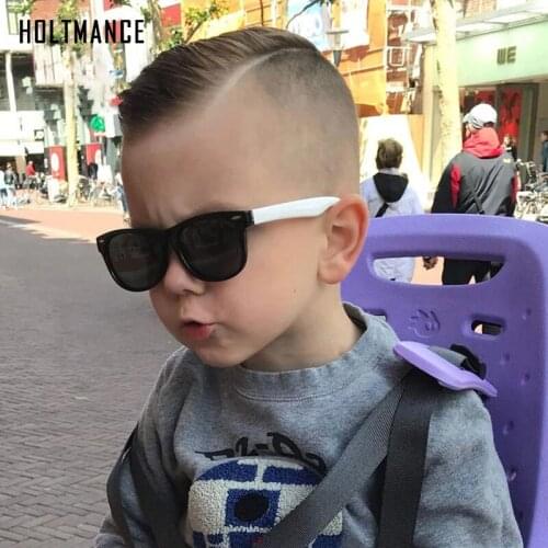 HOLTMANCE Fashion Polarized Kids Sunglasses Silicone Flexible Boys Girls Children Sun Glasses Baby Shades Eyewear UV400 Oculos