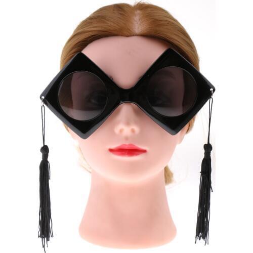 Novelty Mortarboard Hat Glasses Adults Party Eyeglasses Master Doctor Graduation Cap Sunglasses Photo Booth