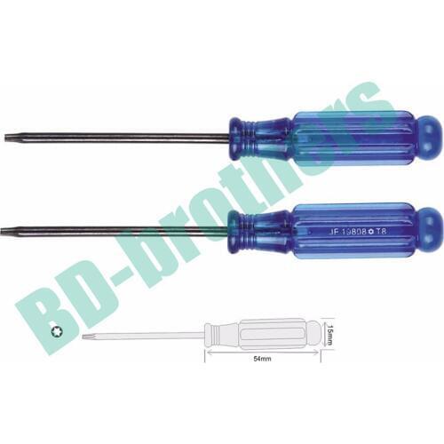 3.0mm Carbon steel T3 T4 T5 T6 T7 T8 T9 T10 Torx Screwdriver Key PP Bar Handle Screwdrivers Repair Tool Wholesale 500pcs/Lot