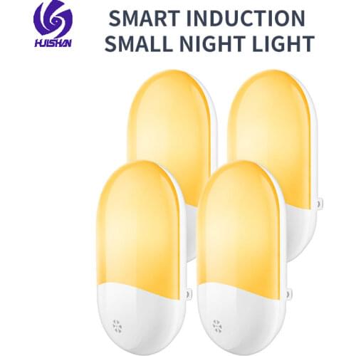 Light Sensor LED Night Light Plug-in Warm White Wall Lamp Mini Bedside Lights For Bedroom Baby Kids Room Kitchen EU/US Plug