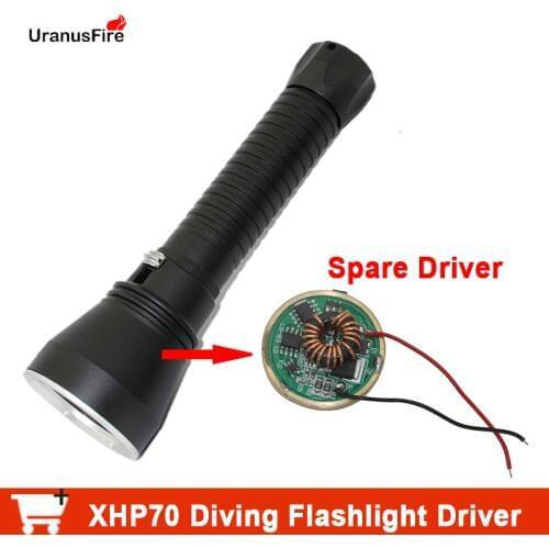 1PC LED Diving Flaslight Driver 8.4v Powerful Stepless Dimming Driver For XHP70 XHP70.2 LED FlashLight torch Lamp Bulb