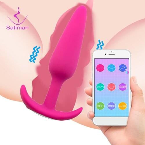 Long Distance Control Vibrator Bluetooth APP Butt Plug Remote Control Anal Plug Prostate Massage Pussy Sex Toy Adult Sex Product