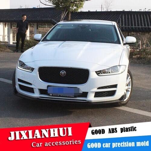 For Jaguar XE/XFL Body kit spoiler 2018-2020 For Jaguar XE/XFL ABS Rear lip rear spoiler front Bumper Diffuser Bumpers Protector