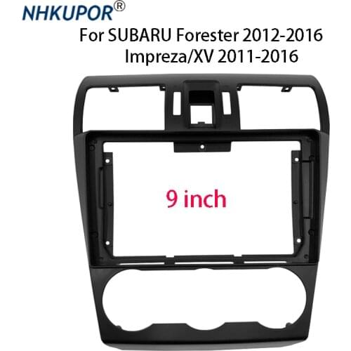 Car Radio Fascia For Subaru Forester/Impreza/XV Auto Stereo Dash Panel Center Console Holder Frame Kit