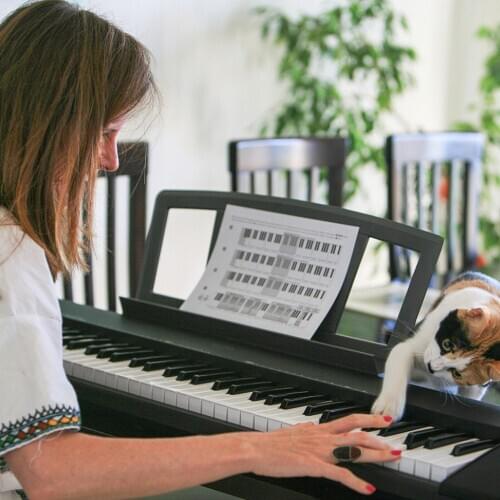 Electronic Piano Music Stand Portable Keyboard Music Score Stand For Keyboard Piano Accessories