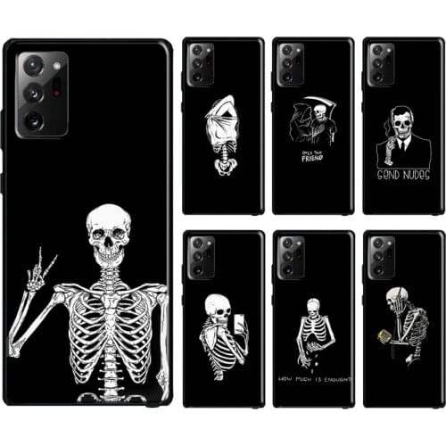 Aesthetics Skeleton Case For Samsung Galaxy S10 Plus S8 S9 S20 FE Note10 Plus Note9 Note20 S21 Ultra Cover Bag
