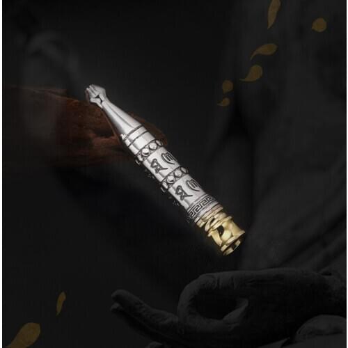 Sterling Silver Cigarette Filter S925 Silver Smoke Filter