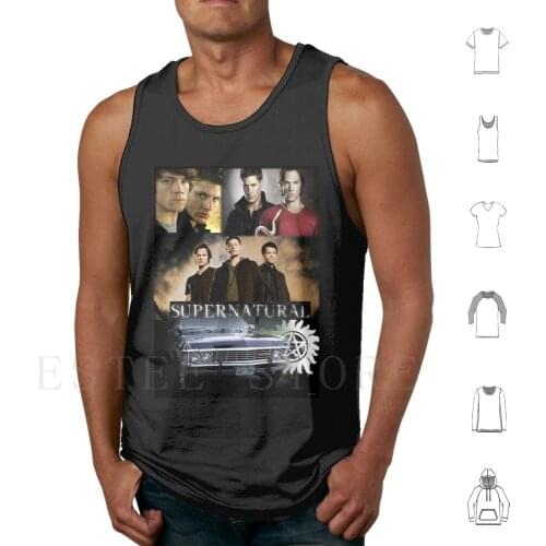 What The Heckie Padalecki Tank Tops Vest Supernatural Dean Sam Spn Winchester Cas Castiel 67 Impala Impala Amazing