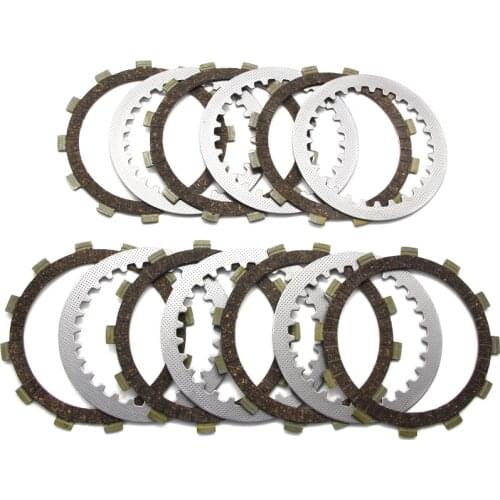 Motorcycle Clutch Friction Disc Plate Kit For Yamaha XS250 XS400D XS400-2E XS400E XS400_2F XS400F XS400SG XS400G 383-16321-00