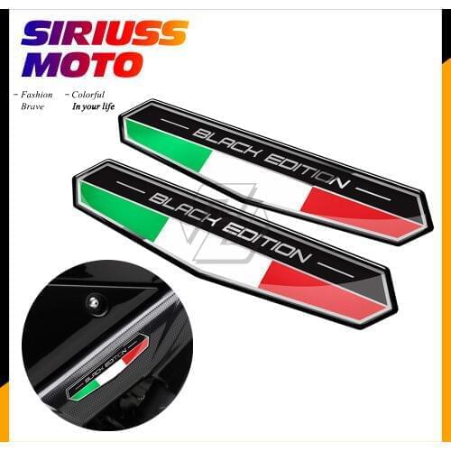 Italy Flag Sticker Italia Black Edition Decal Case for Aprilia Ducati Triumph Kawasaki Yamaha Honda for Car Decals