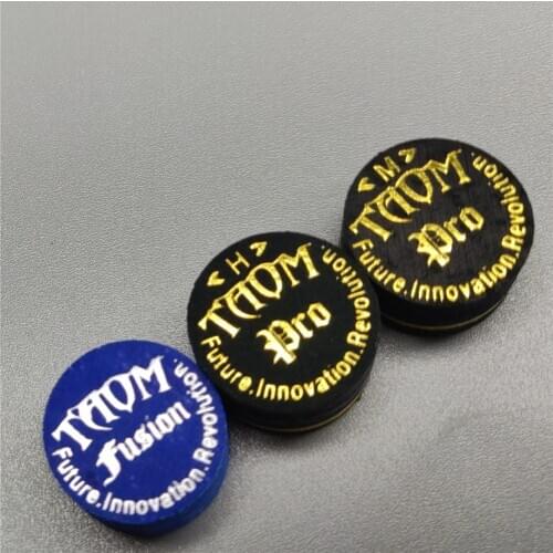 Pool Cue Tips Taom Fusion Tip 14mm Finland Pro Tips Medium / Hard Professional Billiard Cue Stick Tips Billiard Accessories