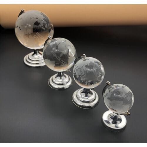 New Creative Crystal English Earth Ornaments Crystal Crafts Home Bedroom Office Ornaments Gifts for Boyfriend Leadership Father