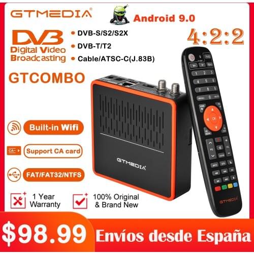 Gtmedia V8 NOVA Satellite TV Receiver DVB-S2 Scart Support Europe ccam Built in Wifi TV Box Freesat Satellite Decoder