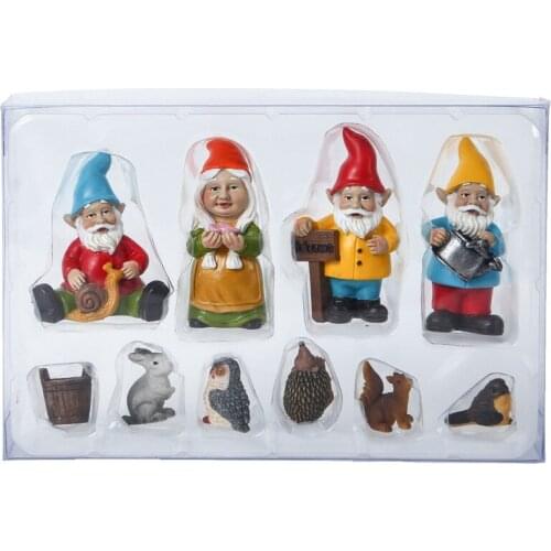 Resin Crafts Christmas Gifts European-Style Gift Boxes Birthday Gifts Dwarf Ornaments