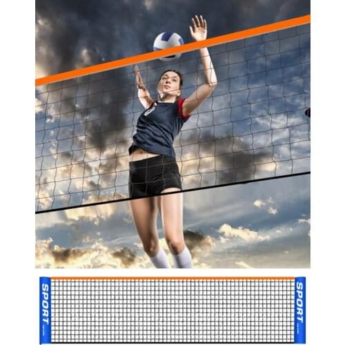 Portable Badminton Net Easy Installation Volleyball Net Multi-purpose Training Net For Indoor Outdoor Tennis Training Sports