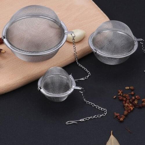 304 Stainless Steel Seasoning Ball Boiled Stew Seasoning Bag Tea Ball Stew Spice Box Tea Filter Marinated Ball