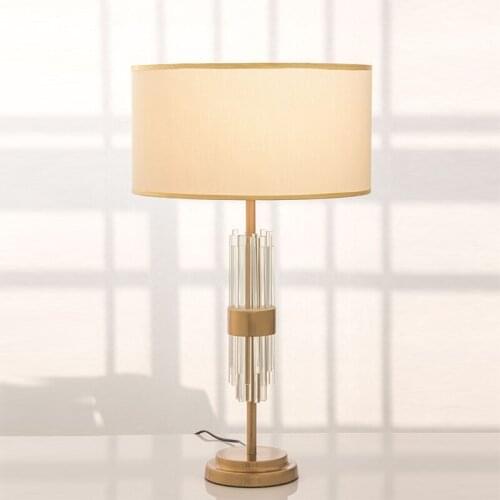 Modern Glass Table Lamp Bedside Lamp For Living Room Luxury Table Lamp Living Room Sample Room Apartment Decoration Glass Lamp