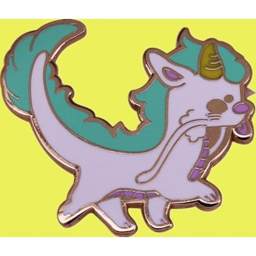 Studio Ghibli fest cartoon Haku The River Dragon Chihiro chibi enamel pin brooch Japanese Fashion Accessory badge jewelry