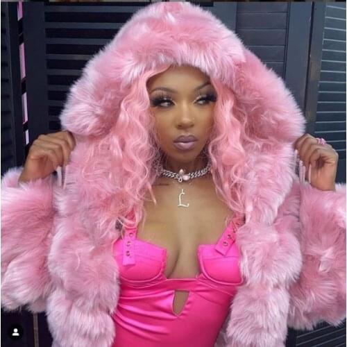 Шубы с капюшоном SWEETWOO China At AliExpress