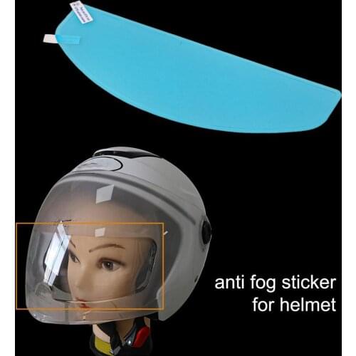 Helmet Shield Rain Resistant Environmentally Friendly Transparent Anti-fog Patch Visor for Motocross