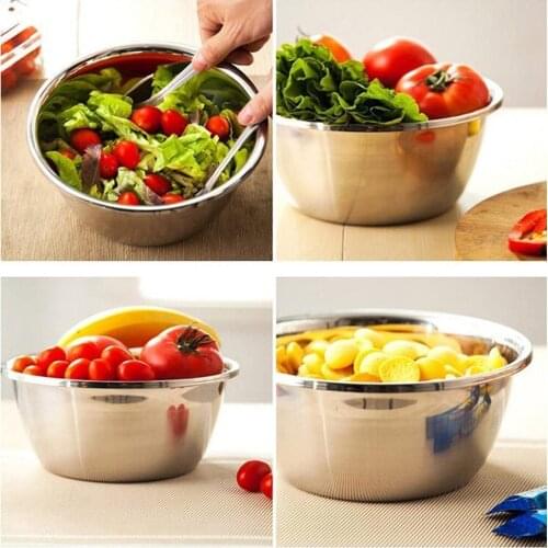 1PC Multifunctional Drain Vegetable Basin Household Salad Basin Kitchen Graters For Vegetables Steel With Fruits N7C0