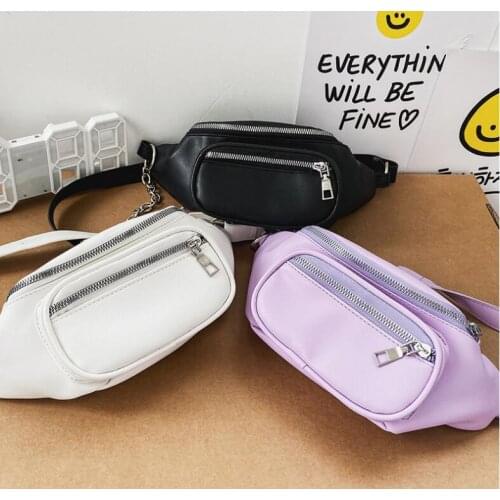 2021 Casual Waist Bags Women Fanny Pack Female Waist Pack Belt
