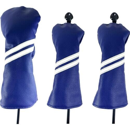 3pcs Golf Headcover NO. 13 5 Driver Wood Head Cover with No. Tag Interchangeable Adjustable Driver Wood Protector
