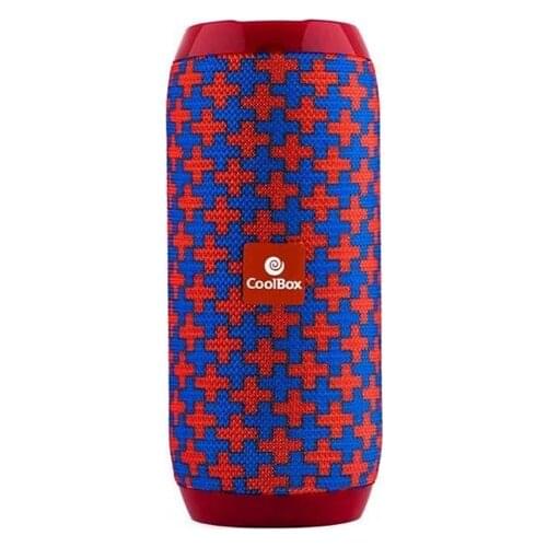 Bluetooth Speakers CoolBox COOLTUBE 10W 1200 mAh FM Red Blue