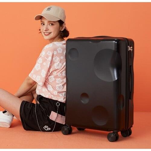 20 inches Trolley case Boardable Suitcase trunk ABS+PC Universal wheel 56X38X23cm