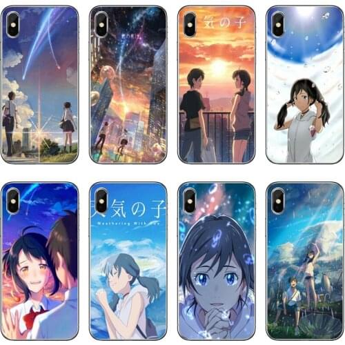 Accessories Cover Case Anime Weathering With You For Xiaomi Mi 11 Note 10 10T 9 9T 8 Pro A2 Lite A3 A1 Poco F1 F2 M3 X3 NFC