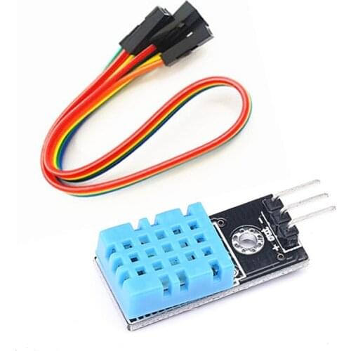 Temperature and Relative Humidity Sensor DHT11 Module with Cable