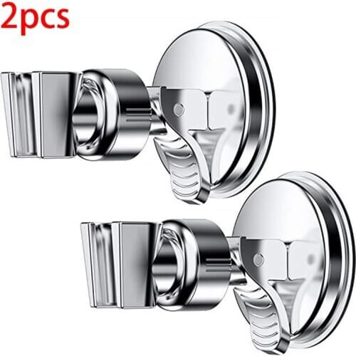 Shower Head Holder Vacuum Suction Cup Handheld Showerhead Bracket Adjustable Height Bathroom Strong Wall Mount Holder Bracket