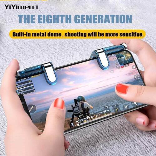 Smart phone gamepad free fire pubg mobile game controller handle for L1 R1 PUBG mobile controller iphone gaming shooter button