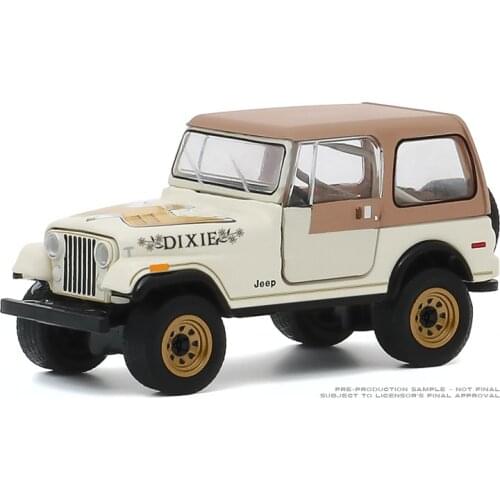 GreenLight 1:64 1979 Jeep CJ-7 Golden boutique alloy car toys for children Model original box