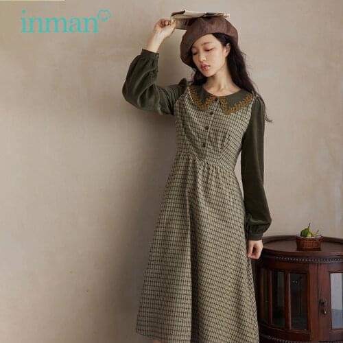 Модные платья в клетку INMAN China At AliExpress