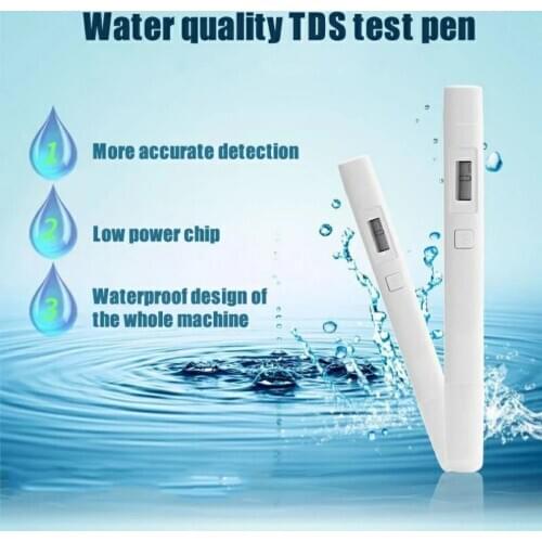 TDS Meter Water Tester Quality Purity Portable Detection EC SOO-1 Test Smart Meter Digital Water Quality Rapid Analyzer